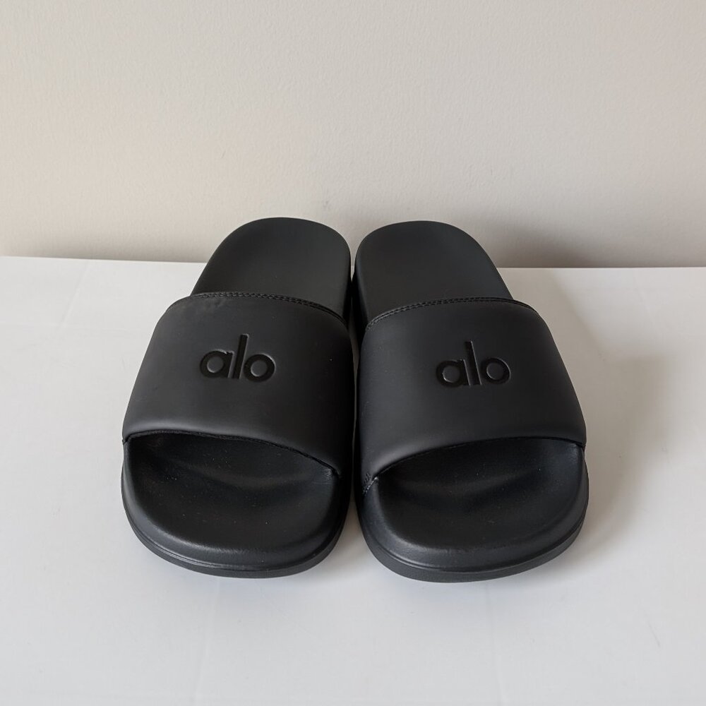 Alo Yoga It Slide, Black, Size 7 - Picture 4 of 11